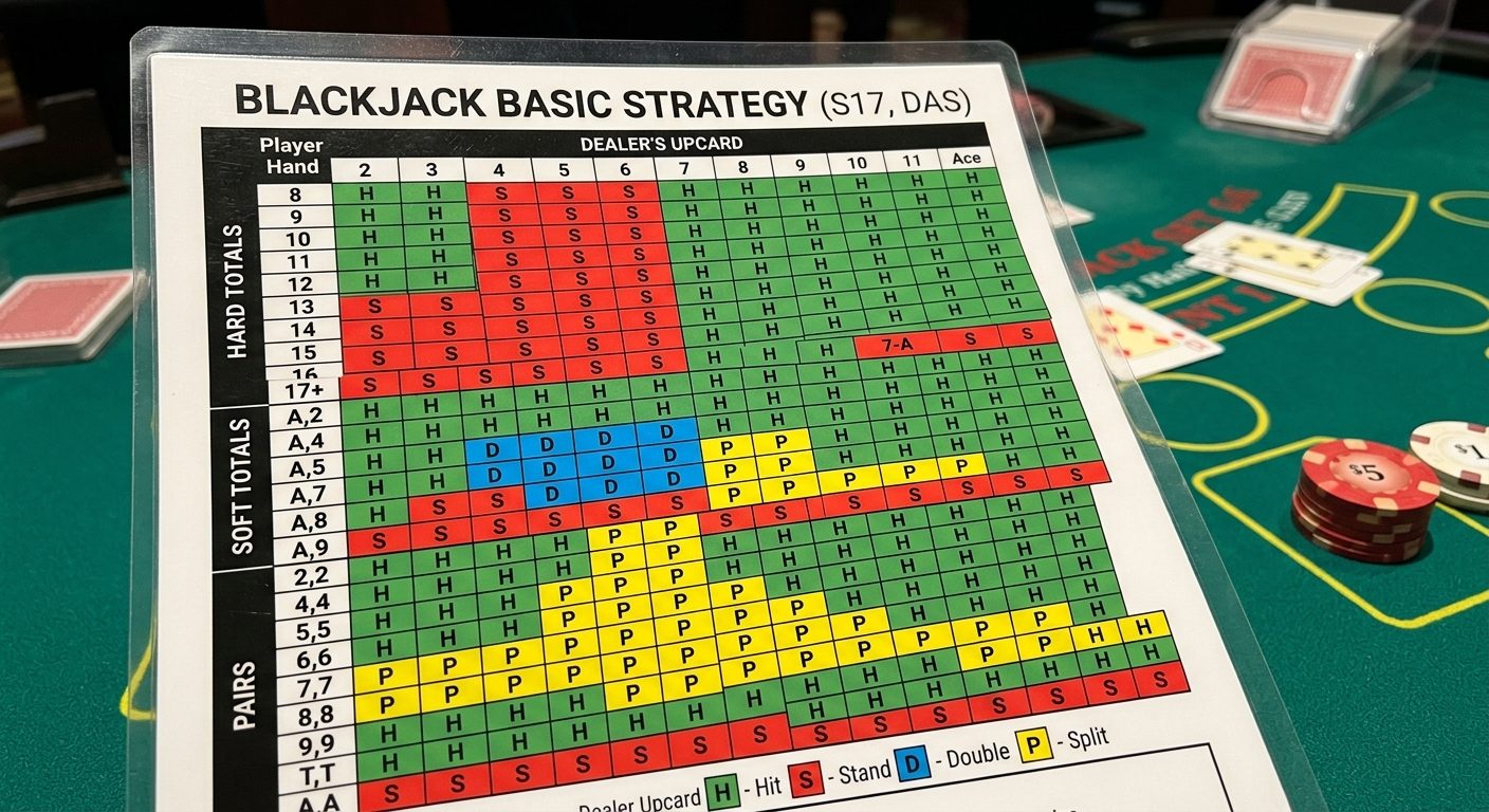 Blackjack strategi - Sådan øger du dine chancer for at vinde